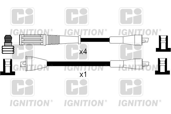 QUINTON HAZELL Комплект проводов зажигания XC368